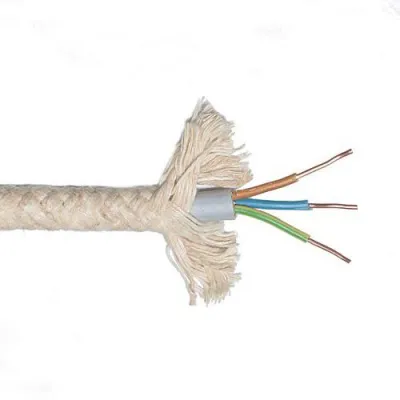 Кабель элек.ОБЭКА NYM- J 3x2.5 ХБ 14,0 мм в отр. по 50 м